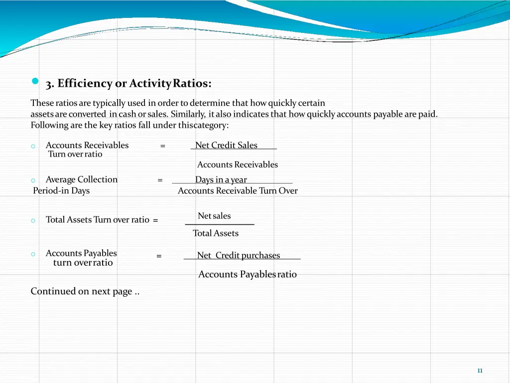 3 efficiency or activityratios