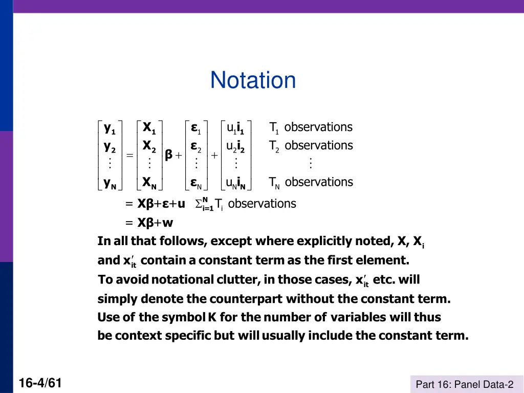 notation