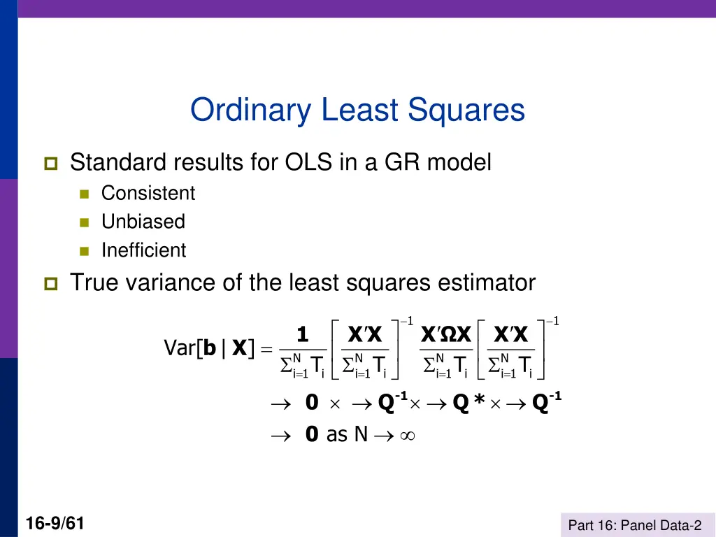 ordinary least squares