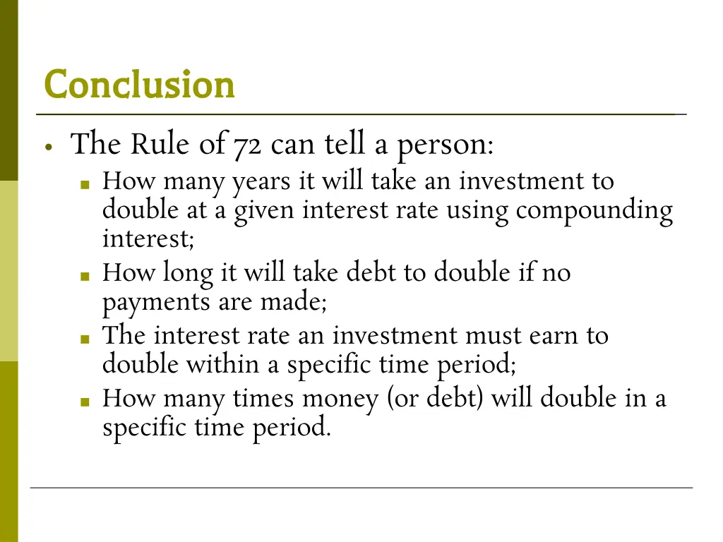 conclusion conclusion