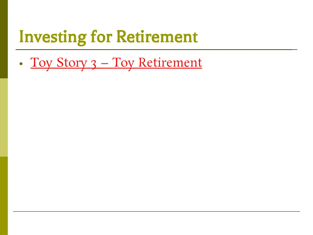 investing for retirement investing for retirement