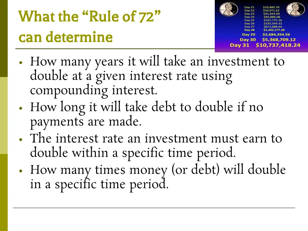 what the rule of 72 what the rule