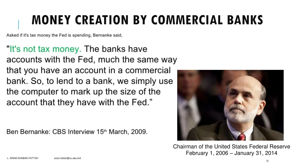 money creation by commercial banks