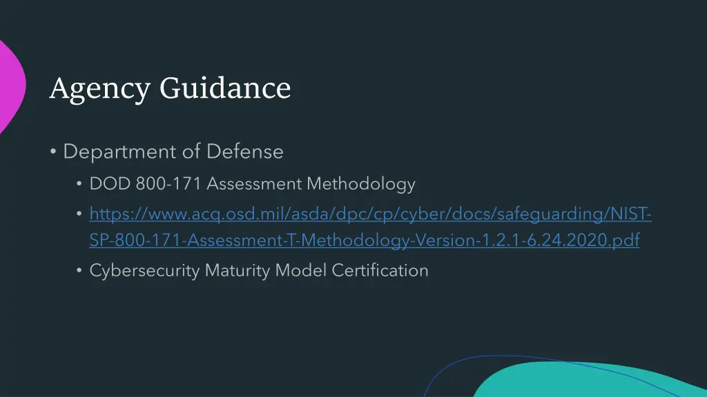agency guidance 3