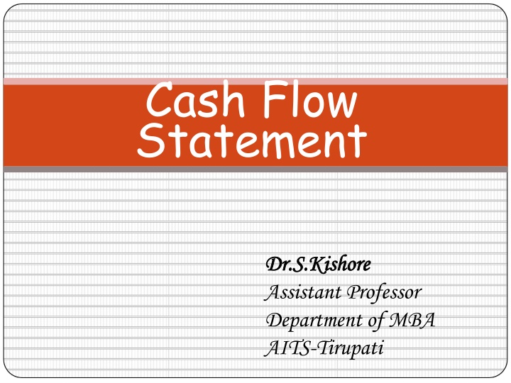 cash flow statement
