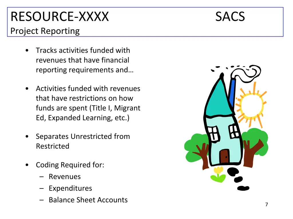 resource xxxx project reporting