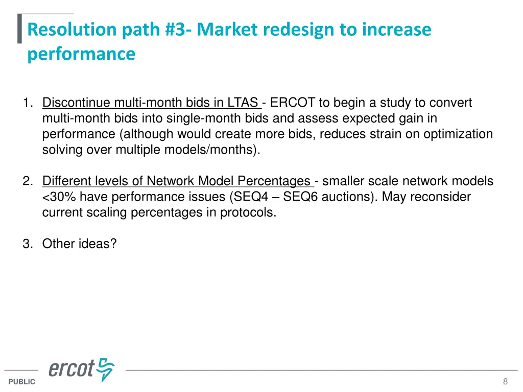 resolution path 3 market redesign to increase