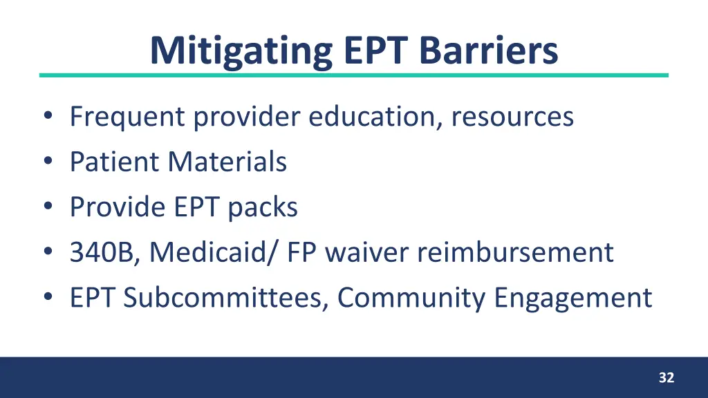 mitigating ept barriers