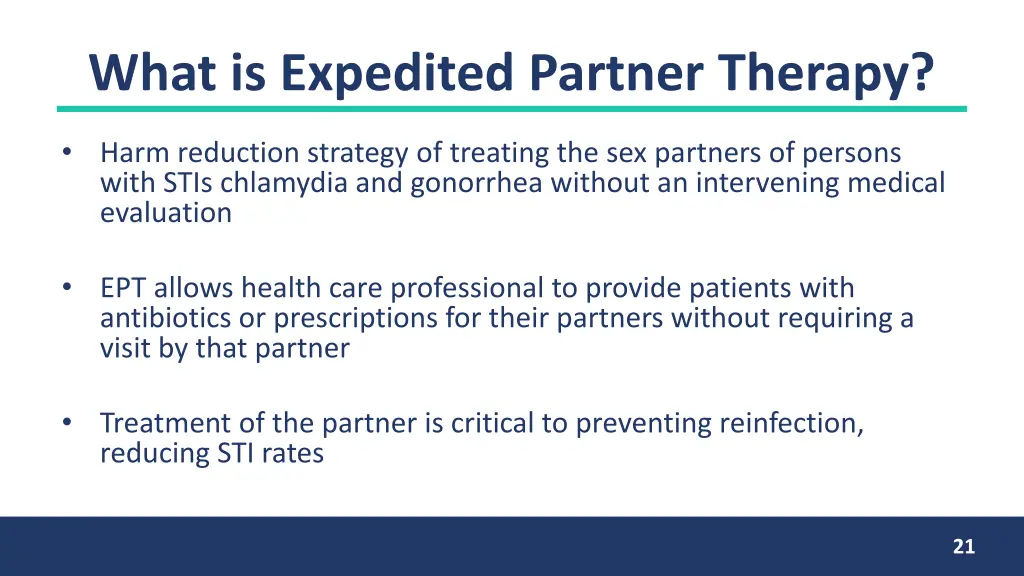 what is expedited partner therapy