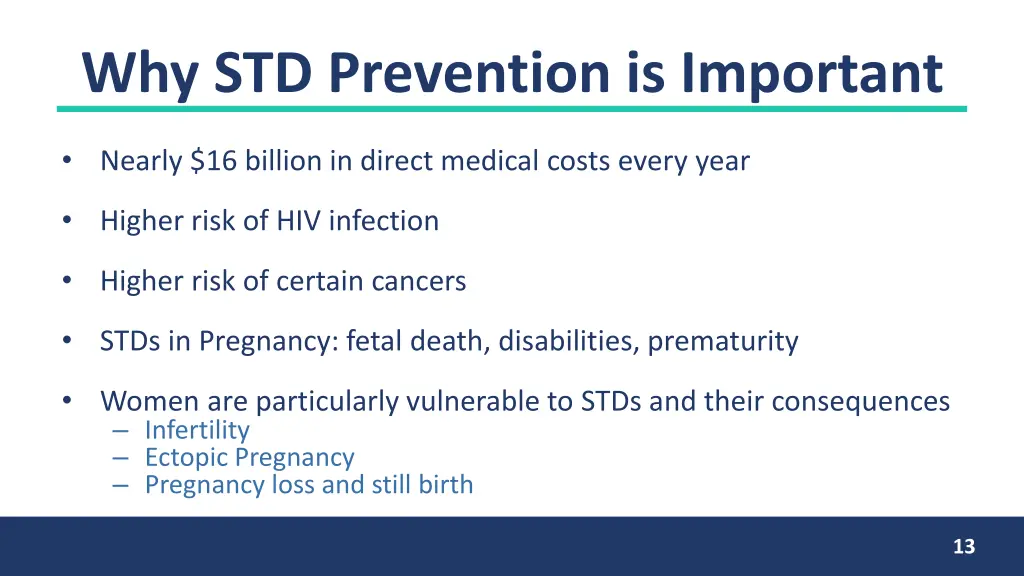 why std prevention is important