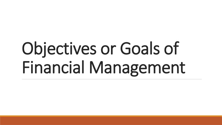 objectives or goals of objectives or goals