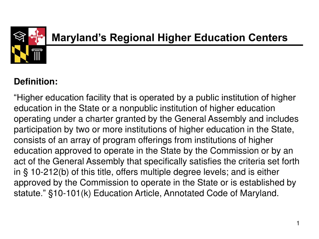 maryland s regional higher education centers