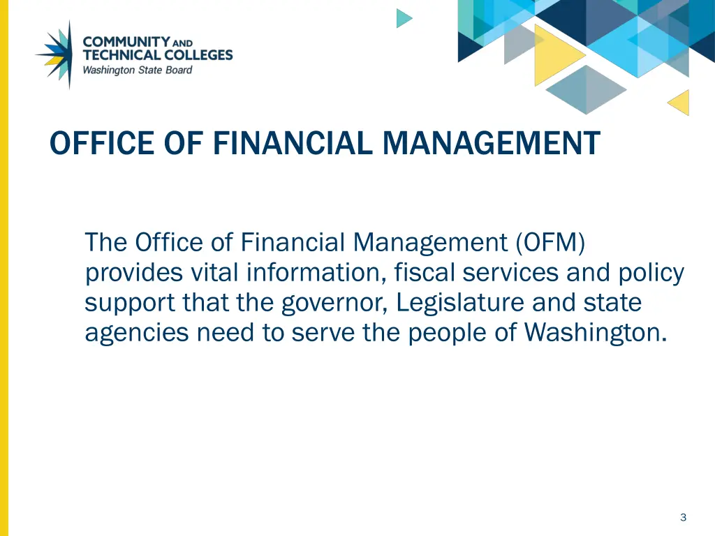 office of financial management