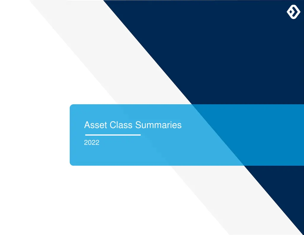 asset class summaries