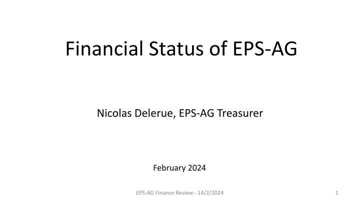 financial status of eps ag