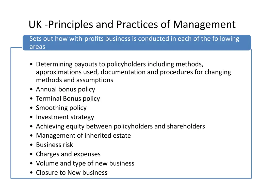 uk principles and practices of management