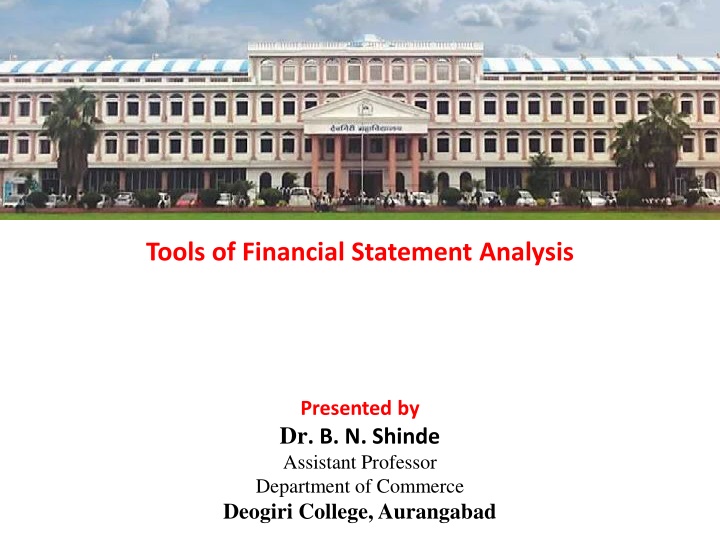tools of financial statement analysis