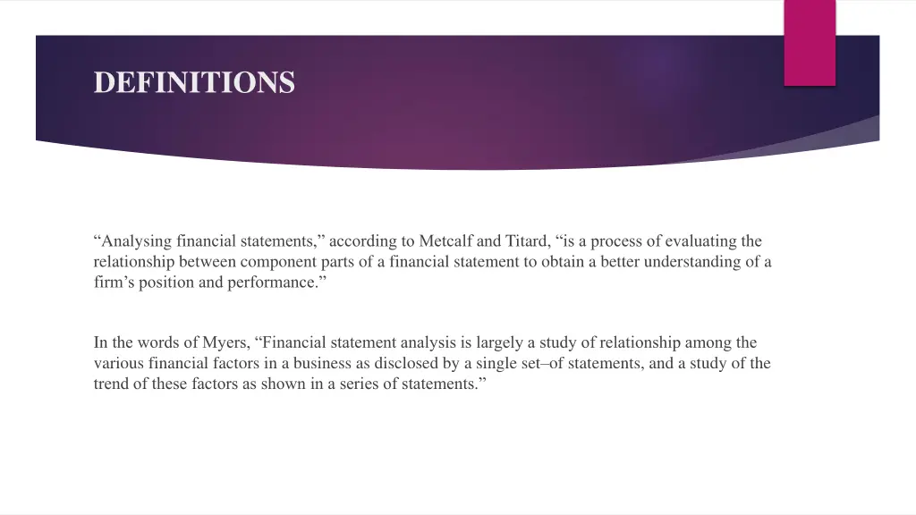 definitions