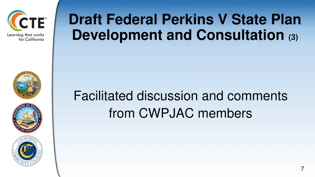 draft federal perkins v state plan development 2