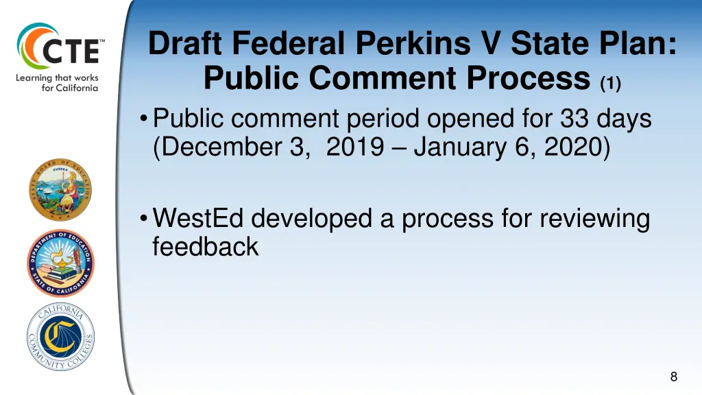 draft federal perkins v state plan public comment