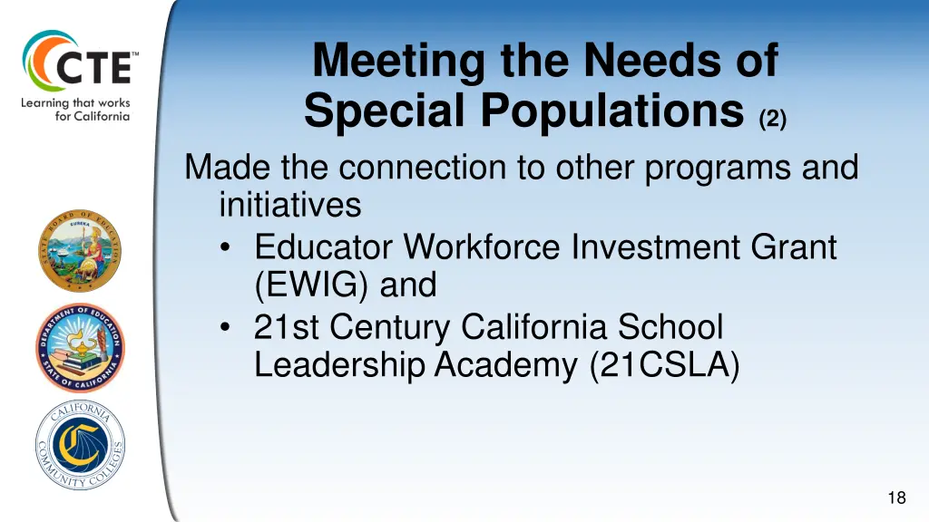 meeting the needs of special populations 2