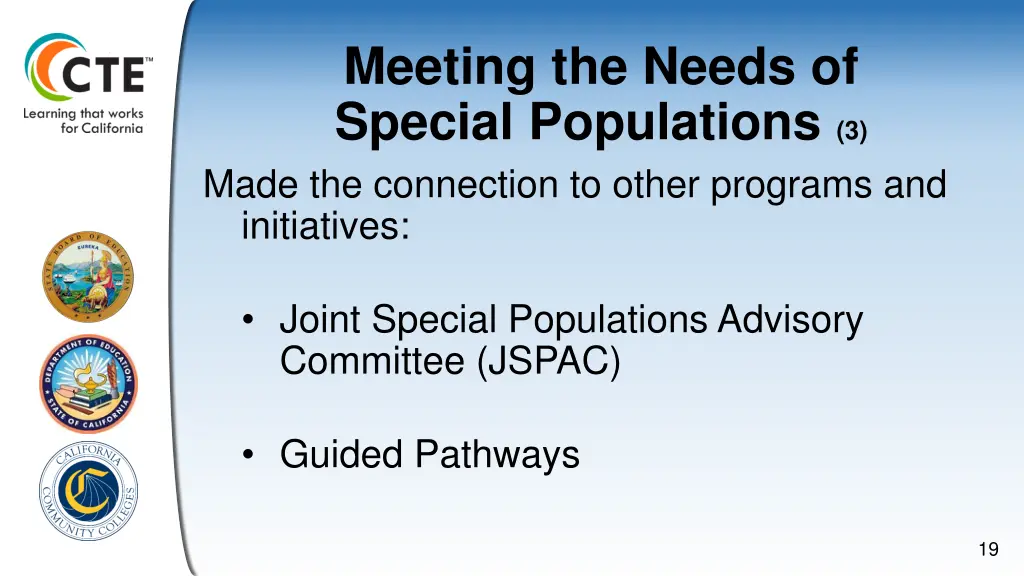 meeting the needs of special populations 3