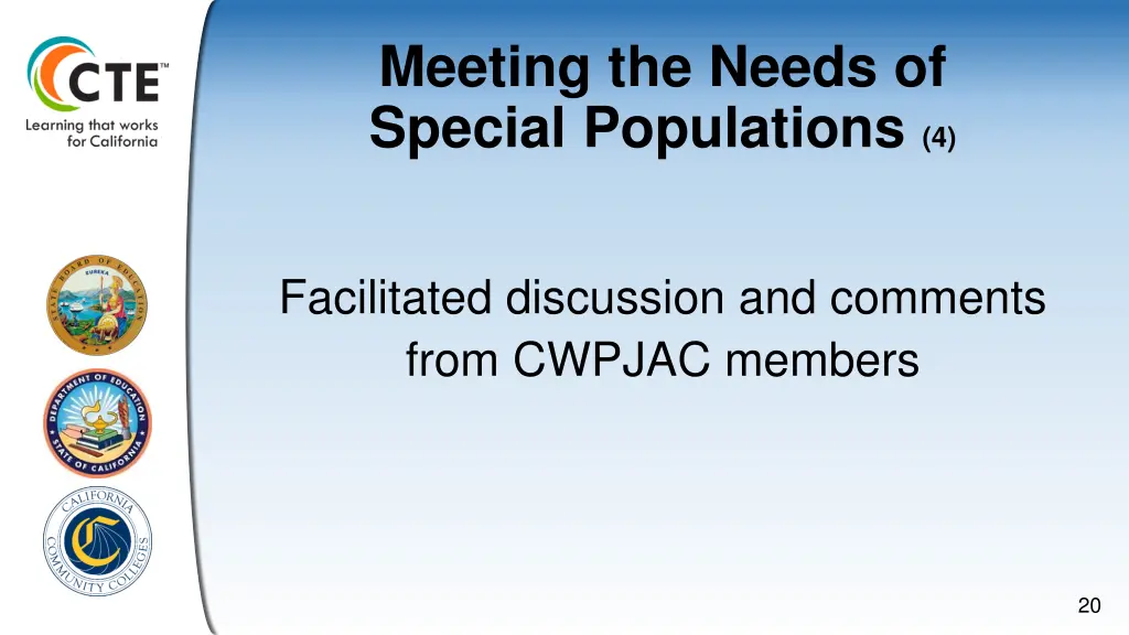 meeting the needs of special populations 4