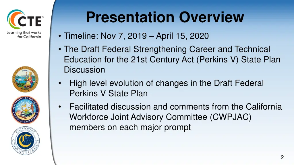 presentation overview