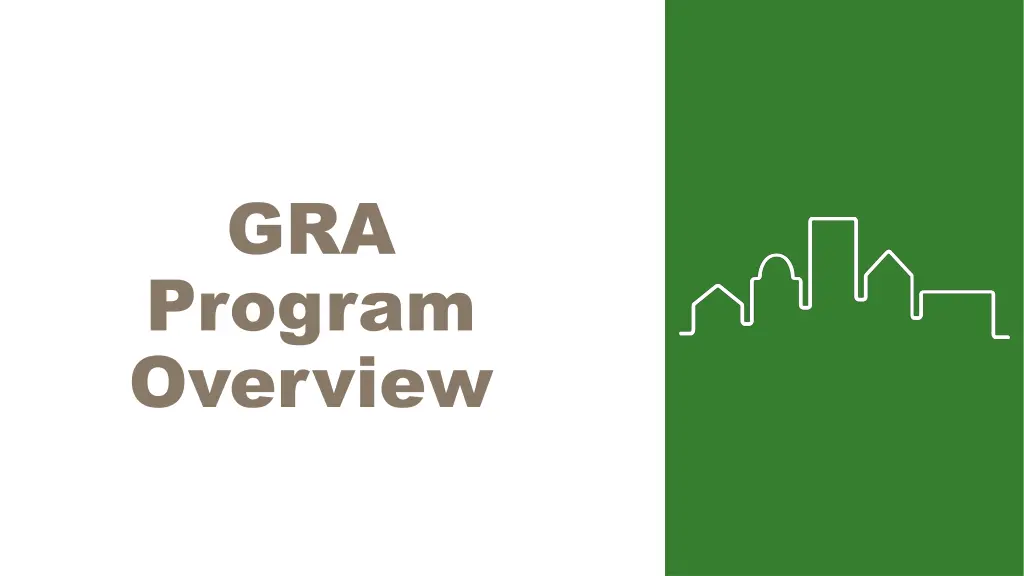 gra program overview