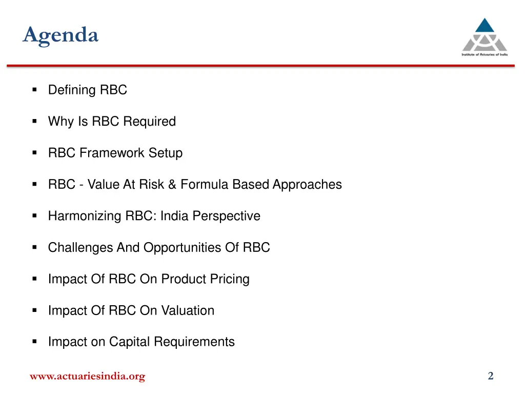 agenda