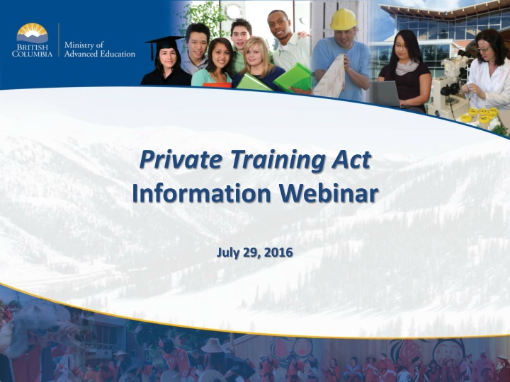 private training act information webinar