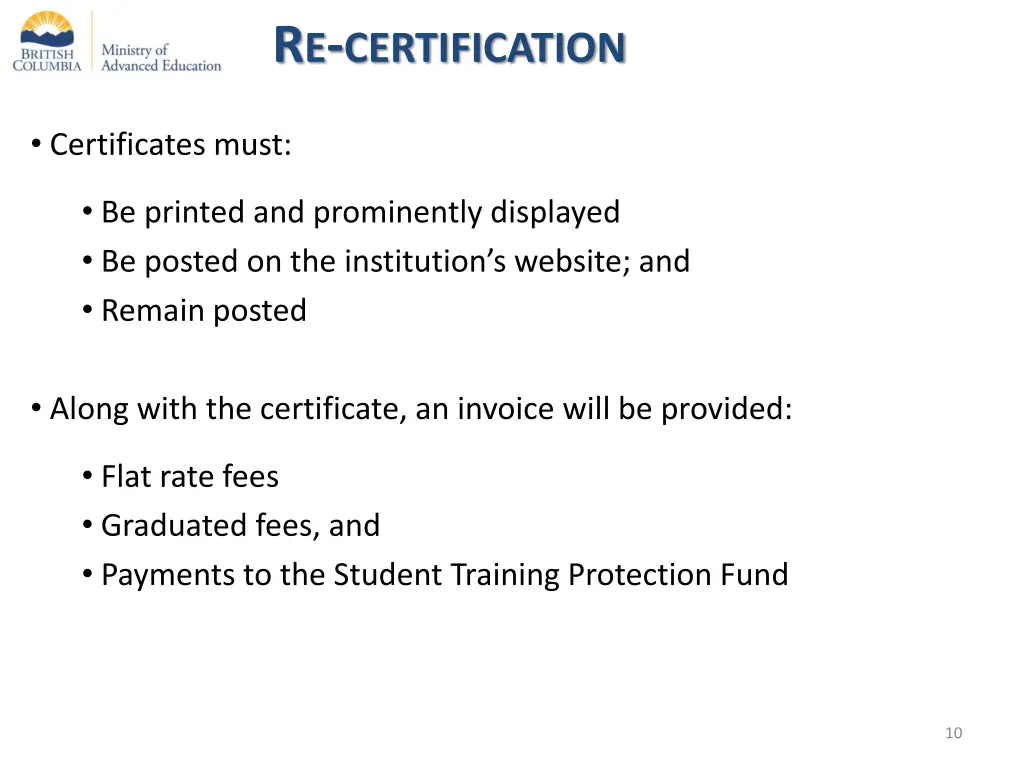 r e certification 2