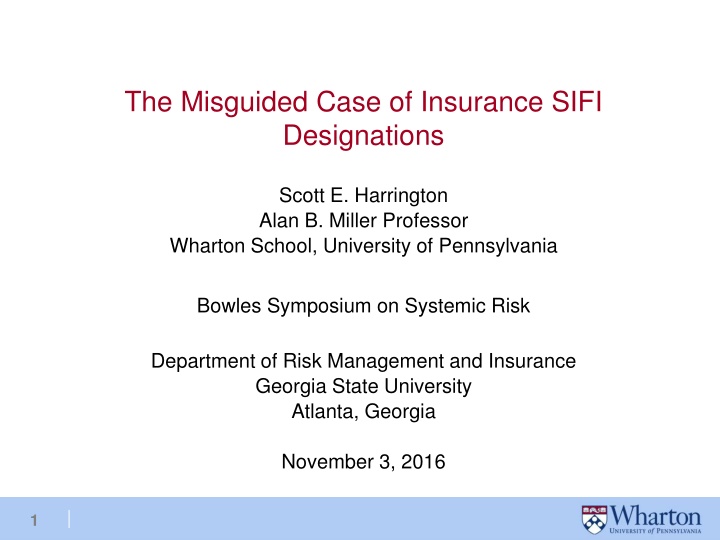 the misguided case of insurance sifi designations