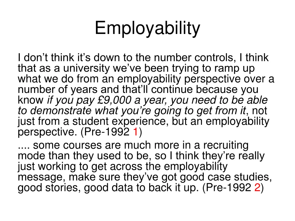 employability