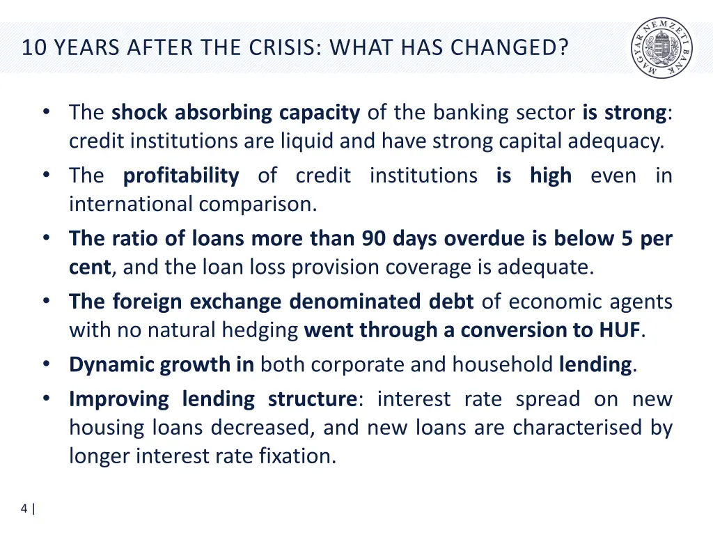 10 years after the crisis what has changed 1