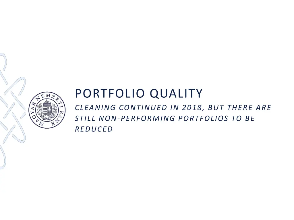 portfolio quality cleaning continued in 2018