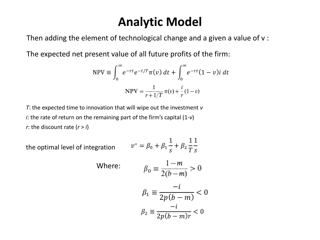 analytic model 1