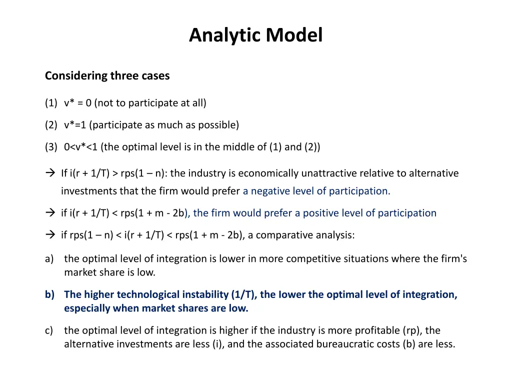analytic model 2