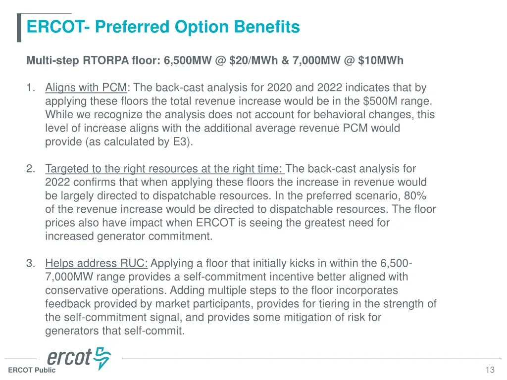 ercot preferred option benefits