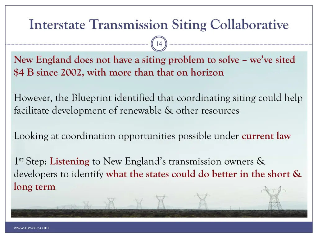 interstate transmission siting collaborative
