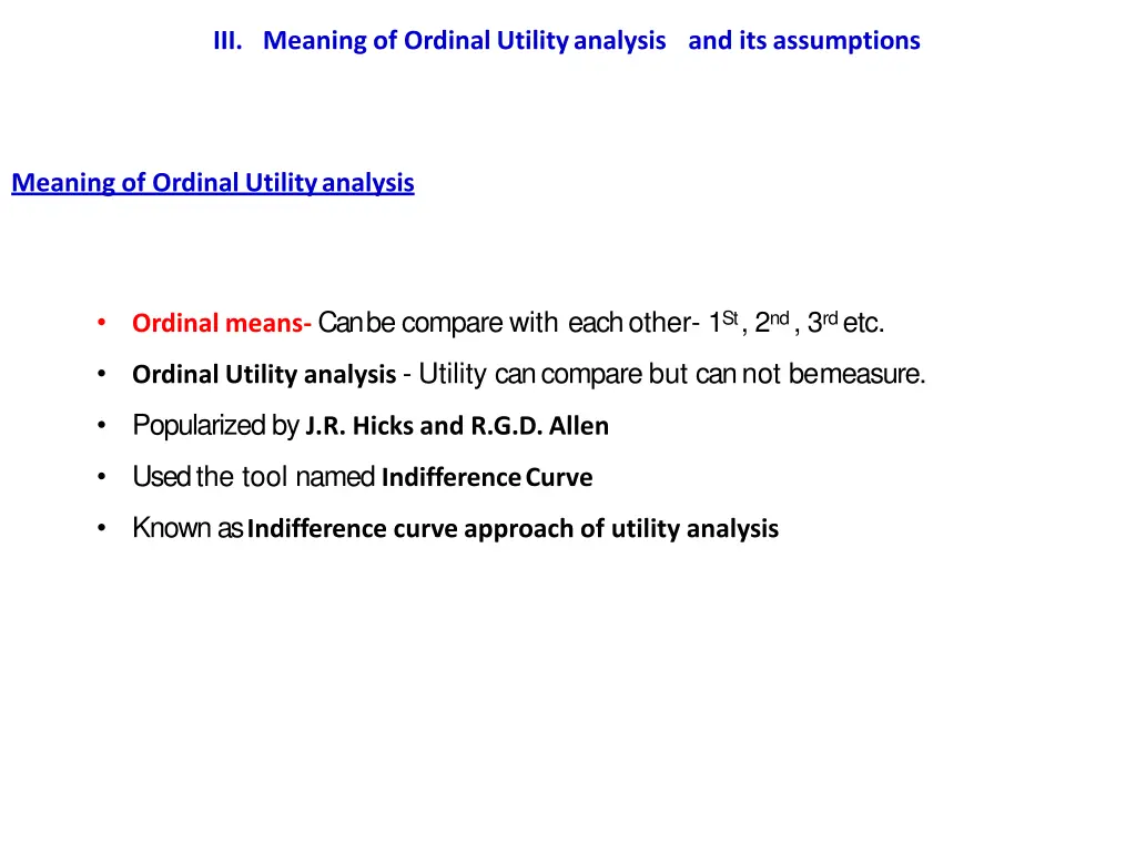 iii meaning of ordinal utilityanalysis