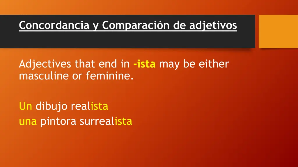 concordancia y comparaci n de adjetivos 3