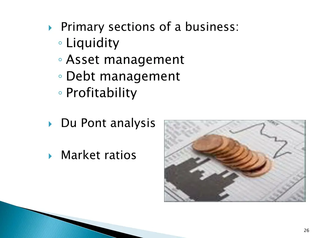 primary sections of a business liquidity asset
