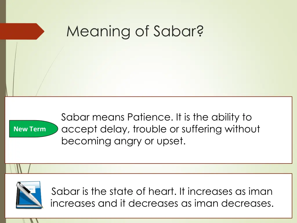 meaning of sabar