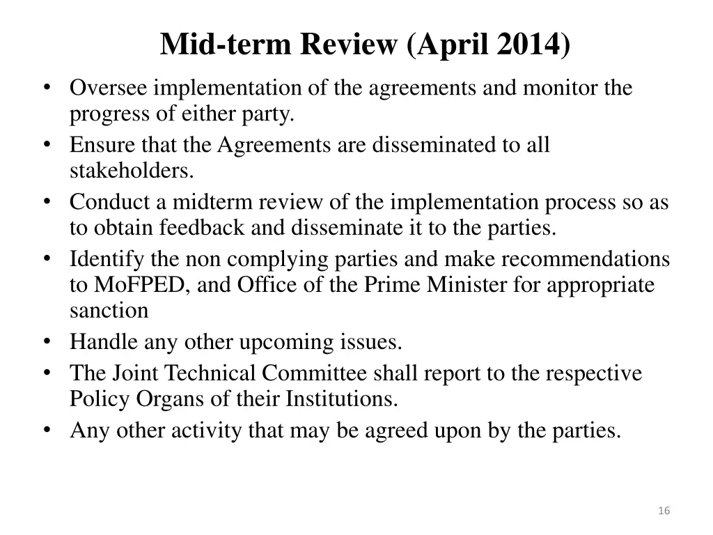mid term review april 2014 1