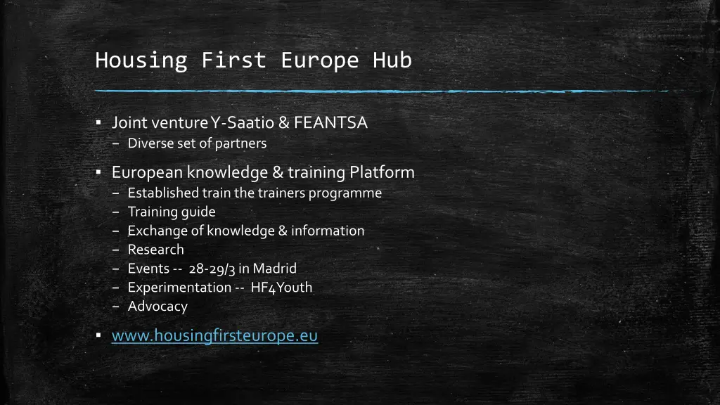 housing first europe hub