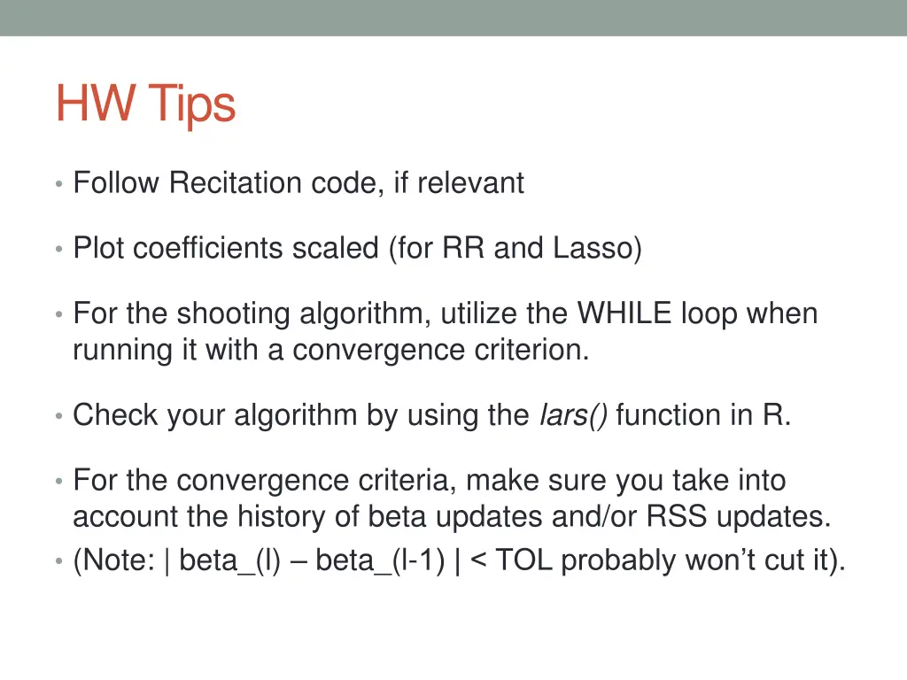 hw tips