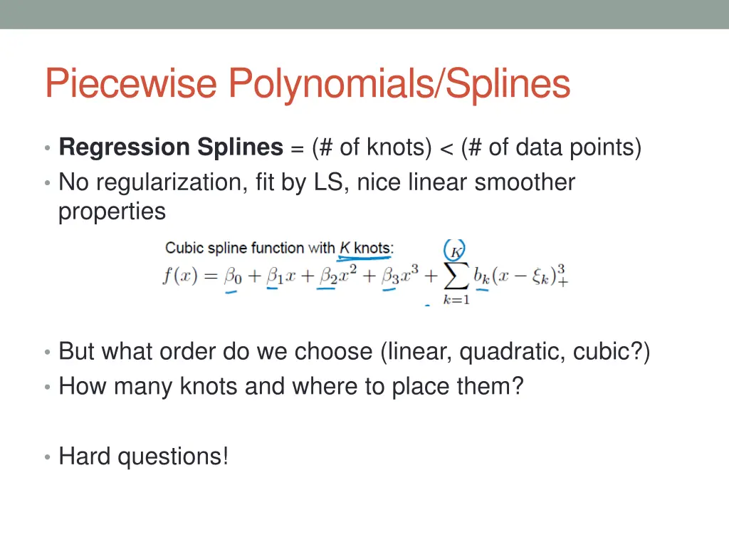 piecewise polynomials splines 1