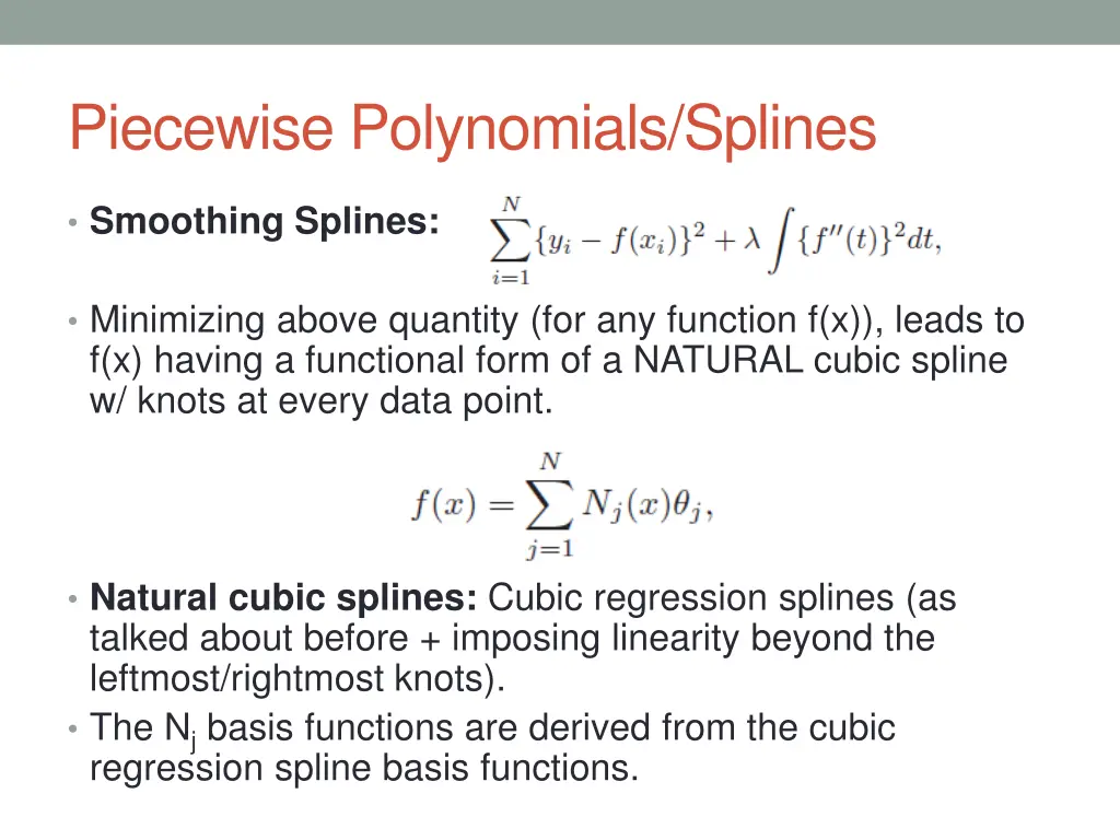 piecewise polynomials splines 2