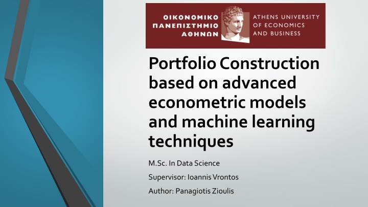 portfolio construction based on advanced